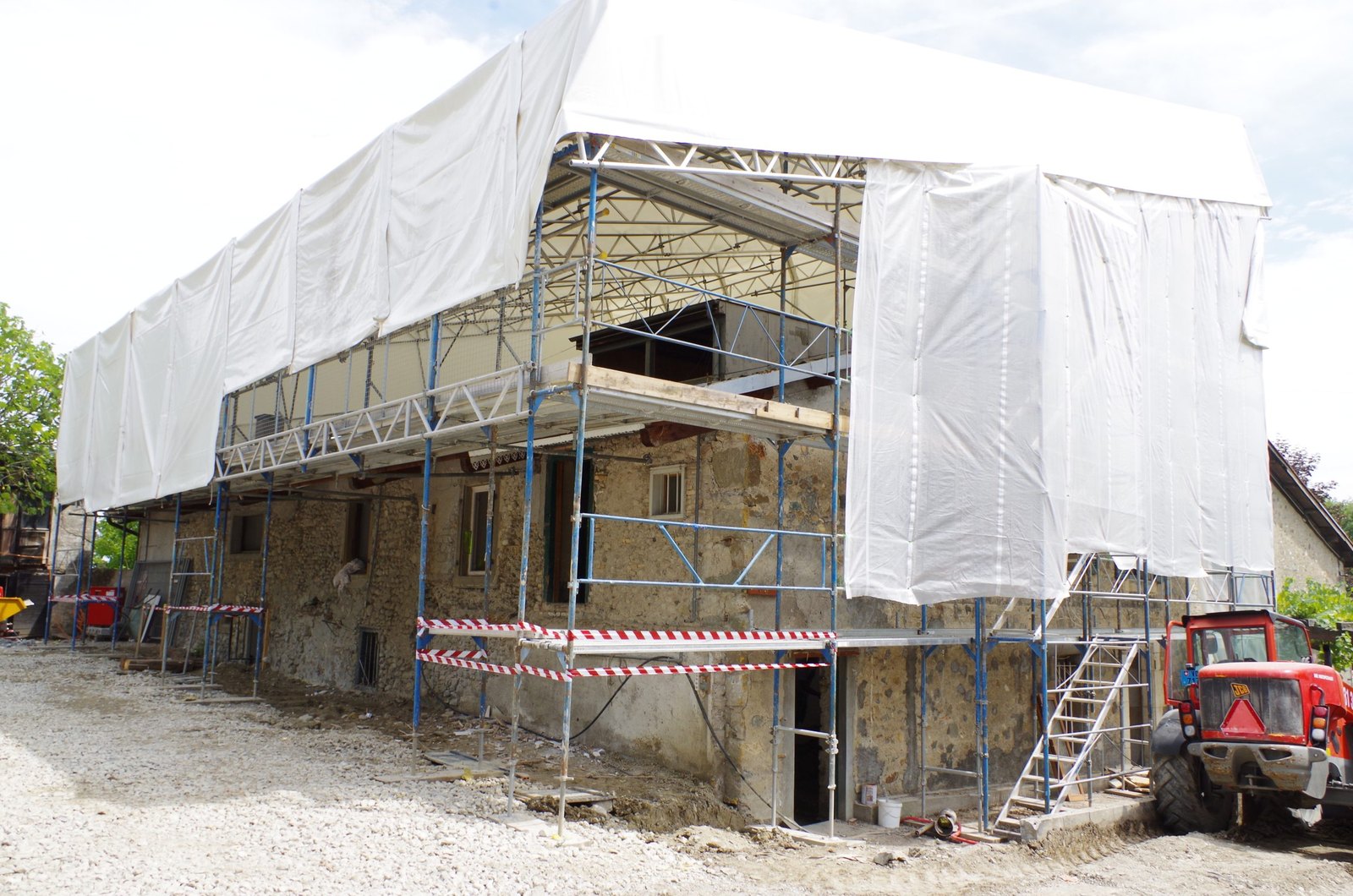 Projet Cologny — chantier