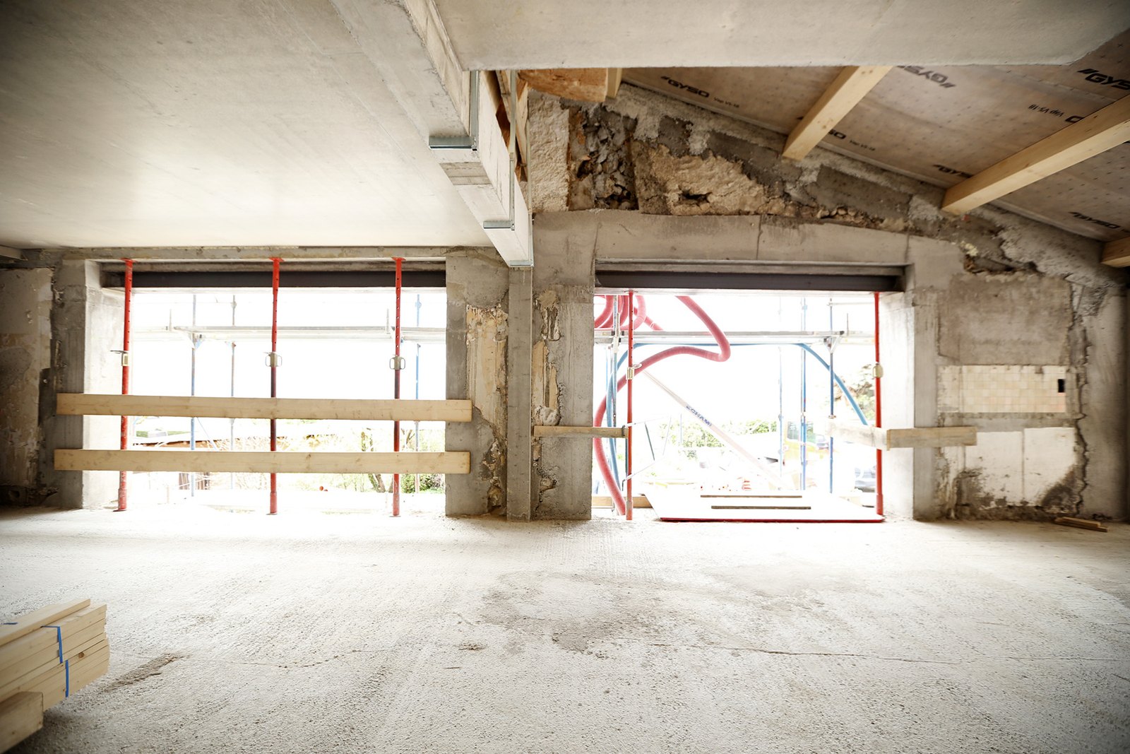 Projet Cologny — chantier