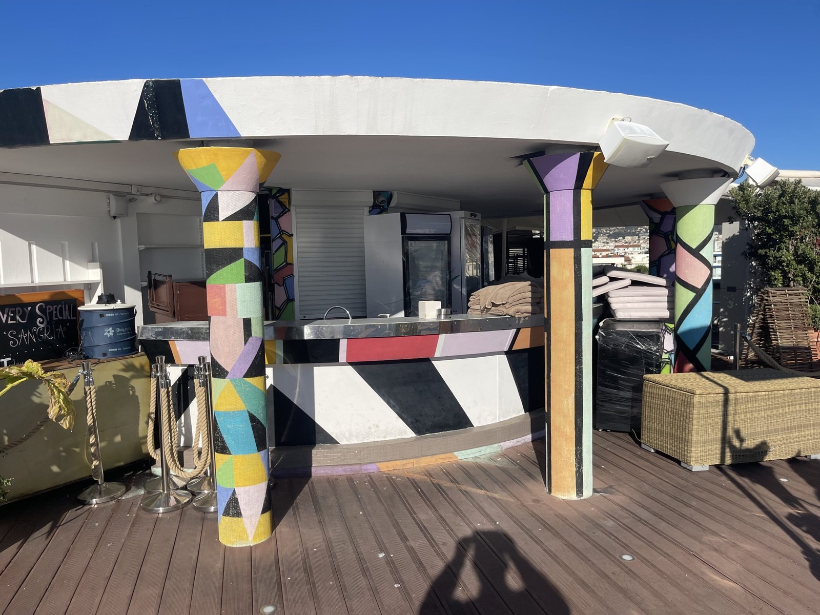 Roof top de l'hôtel Marriott — chantier