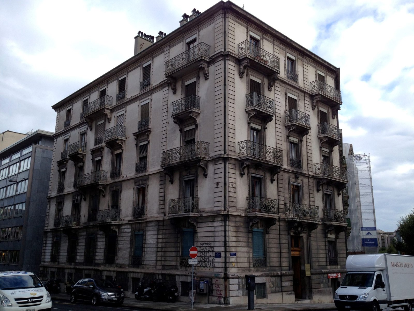 Projet de surélévation d'immeuble — chantier