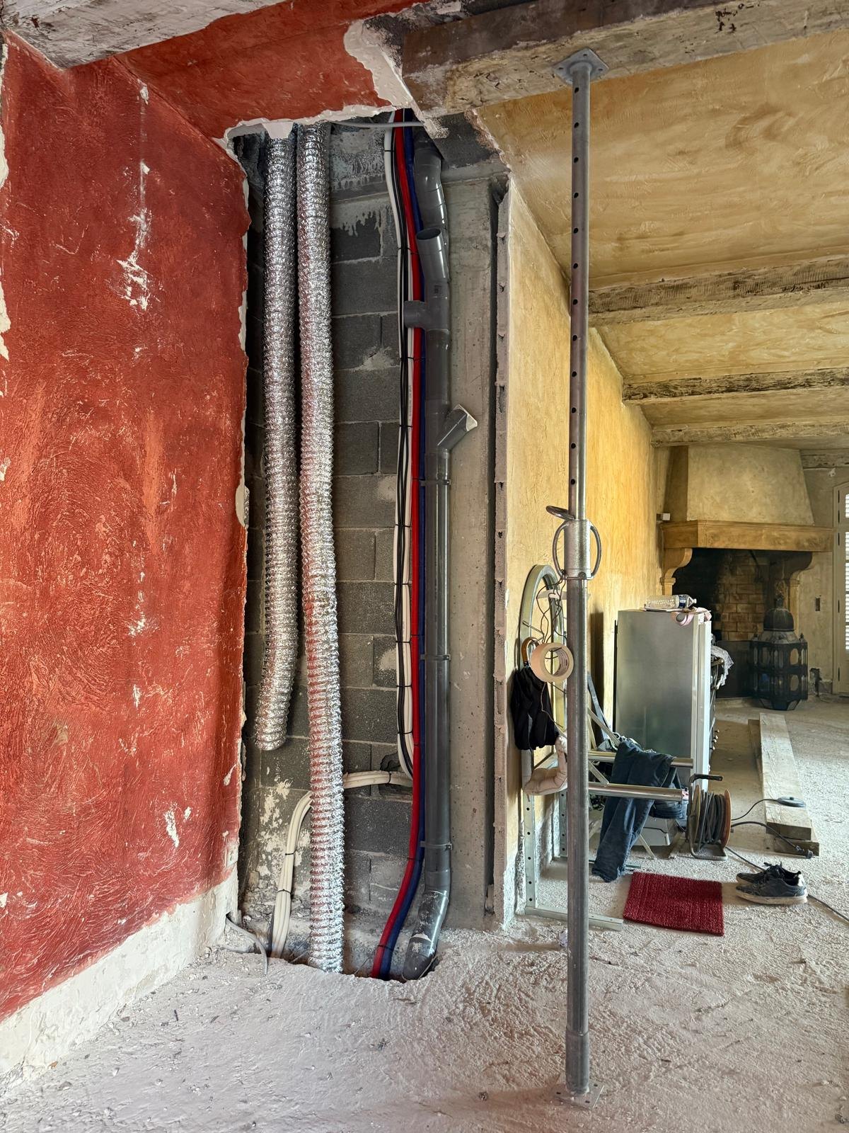 Villa Villefranche-sur-Mer — chantier